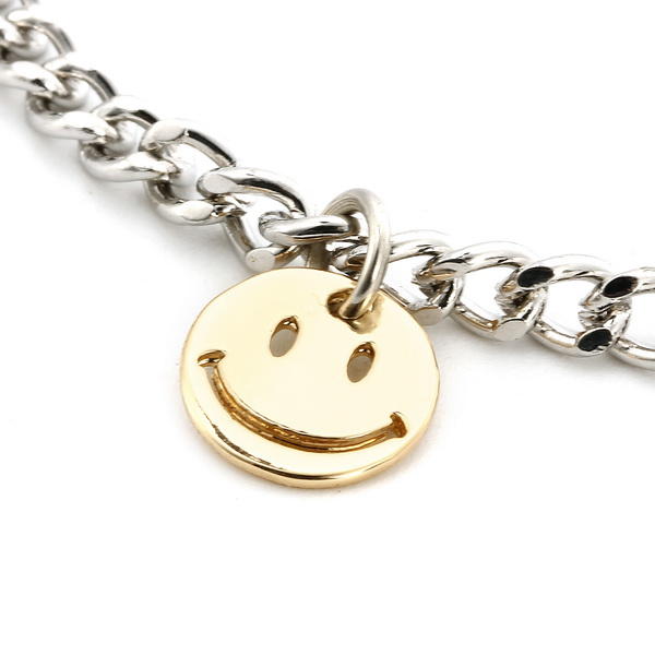 Anklet Atmospheric Noble Metal Chain Emoji Smile Anklet For Women